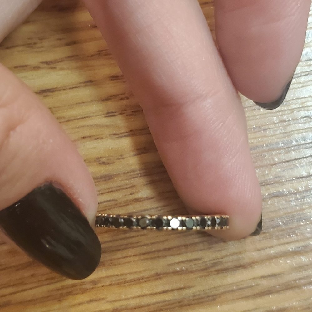 .5 carat Black Diamond Eternity Band (Anna Sheffield Brand)